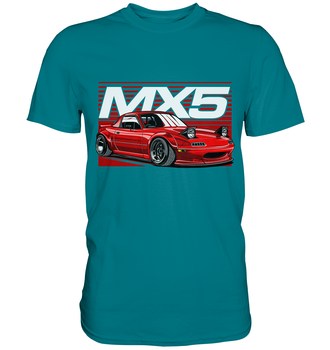 Widebody Mazda MX5 - Premium Shirt - MotoMerch.de