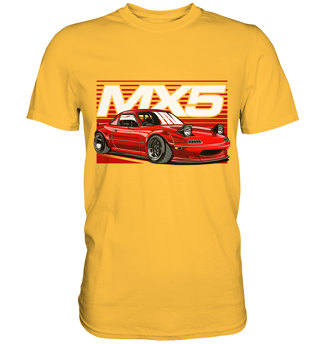 Widebody Mazda MX5 - Premium Shirt - MotoMerch.de