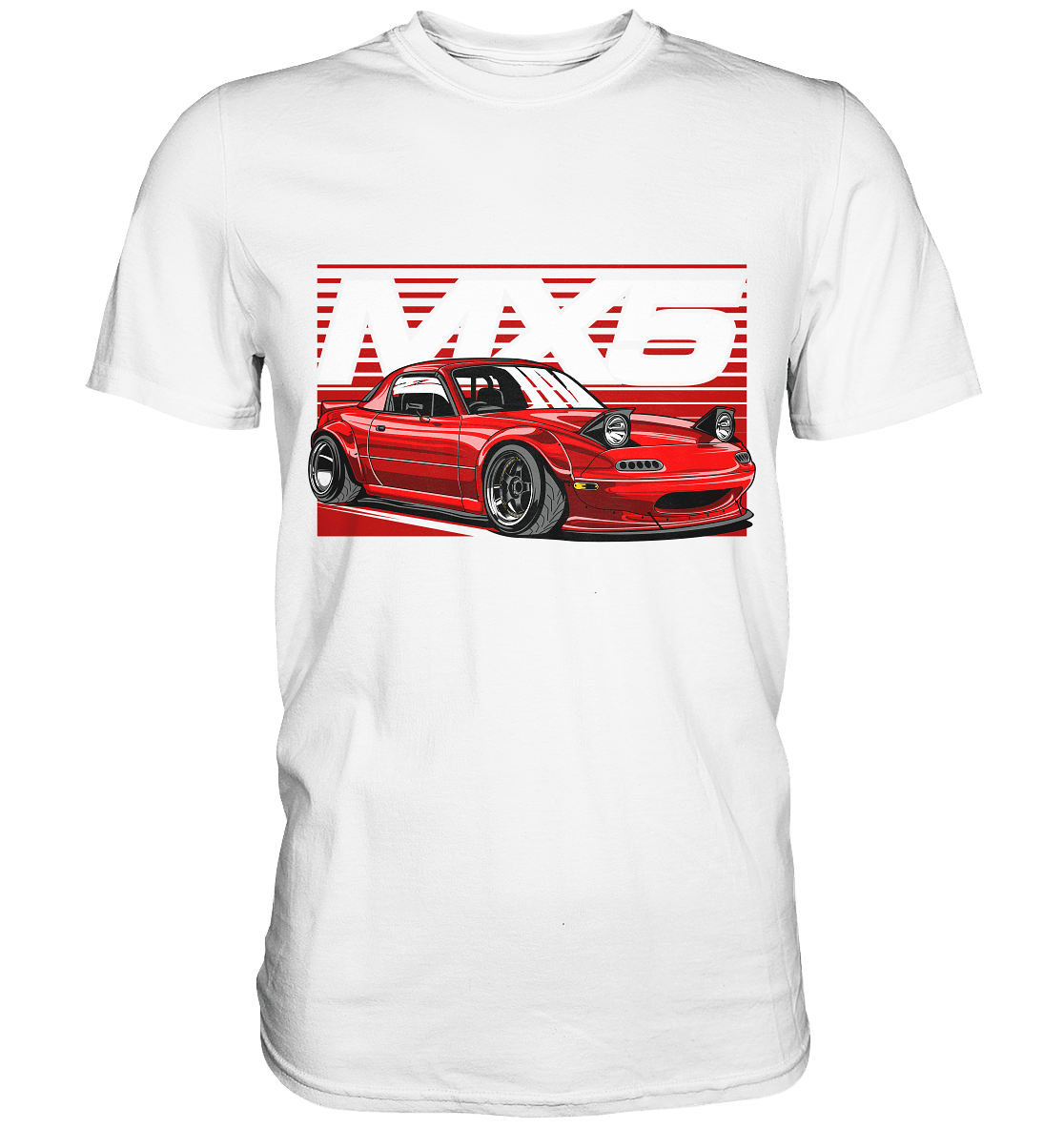Widebody Mazda MX5 - Premium Shirt - MotoMerch.de