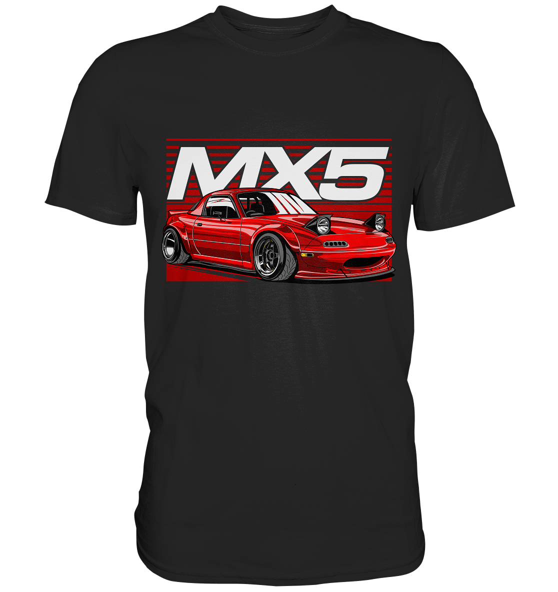 Widebody Mazda MX5 - Premium Shirt - MotoMerch.de
