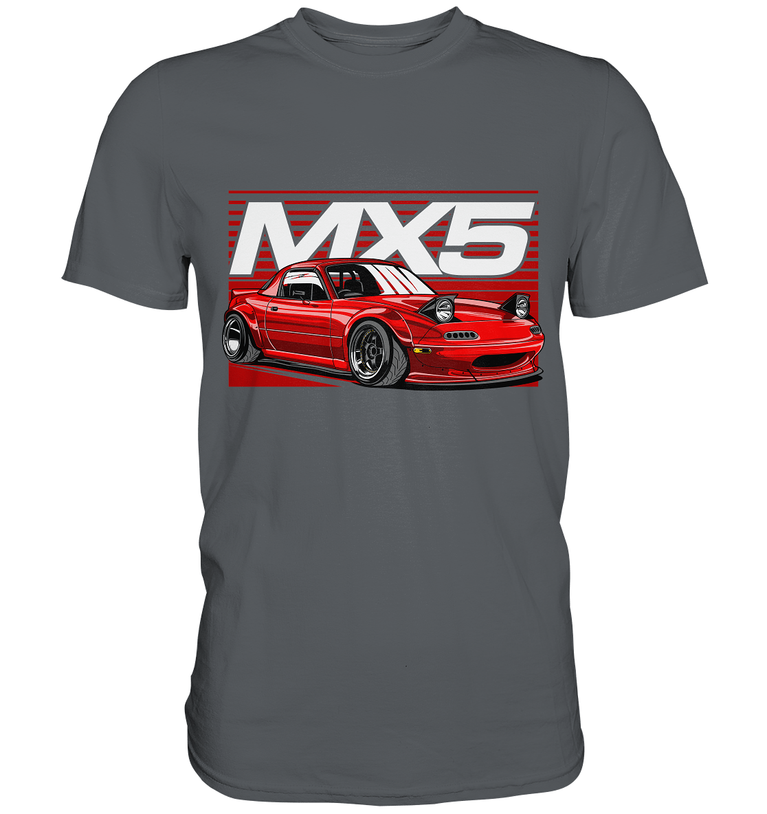 Widebody Mazda MX5 - Premium Shirt - MotoMerch.de