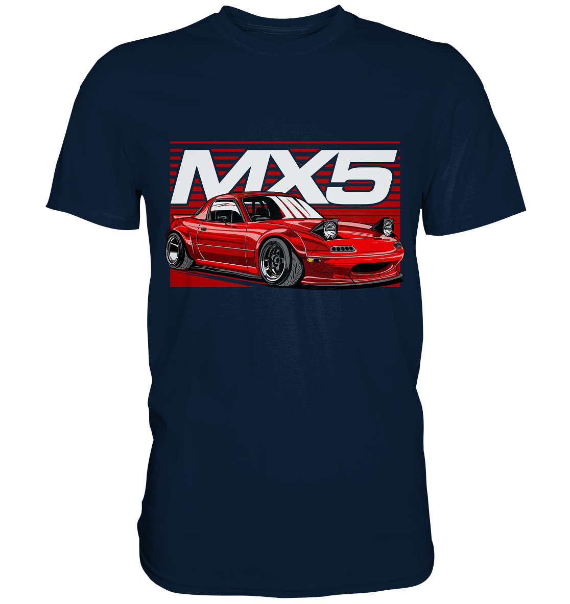 Widebody Mazda MX5 - Premium Shirt - MotoMerch.de