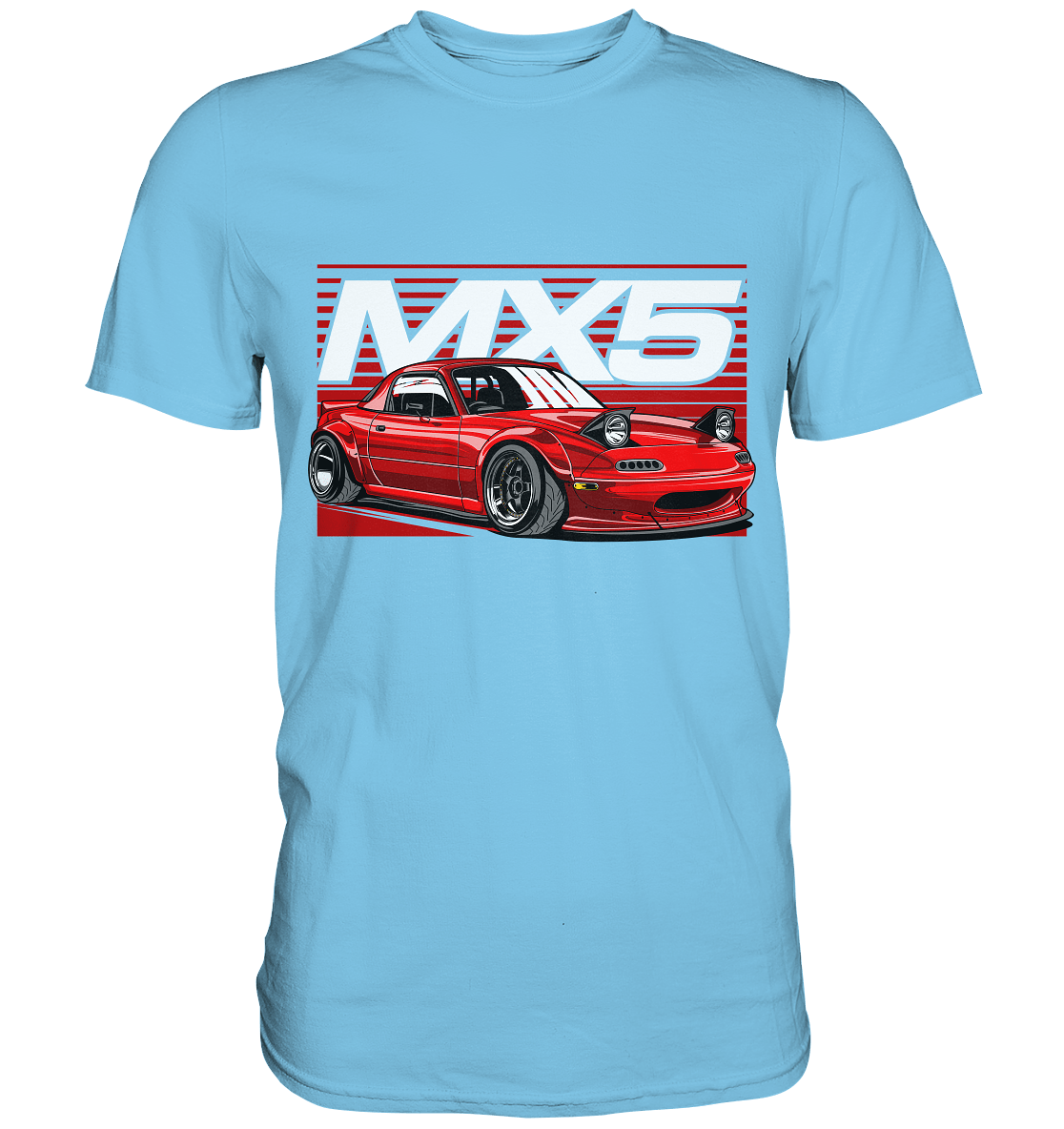 Widebody Mazda MX5 - Premium Shirt - MotoMerch.de