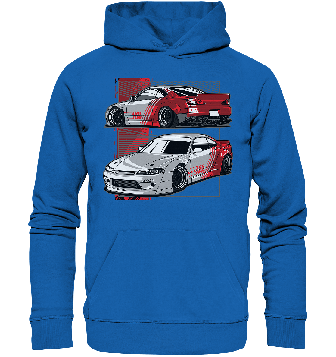 Widebody Nissan Silvia S15 - Premium Unisex Hoodie - MotoMerch.de