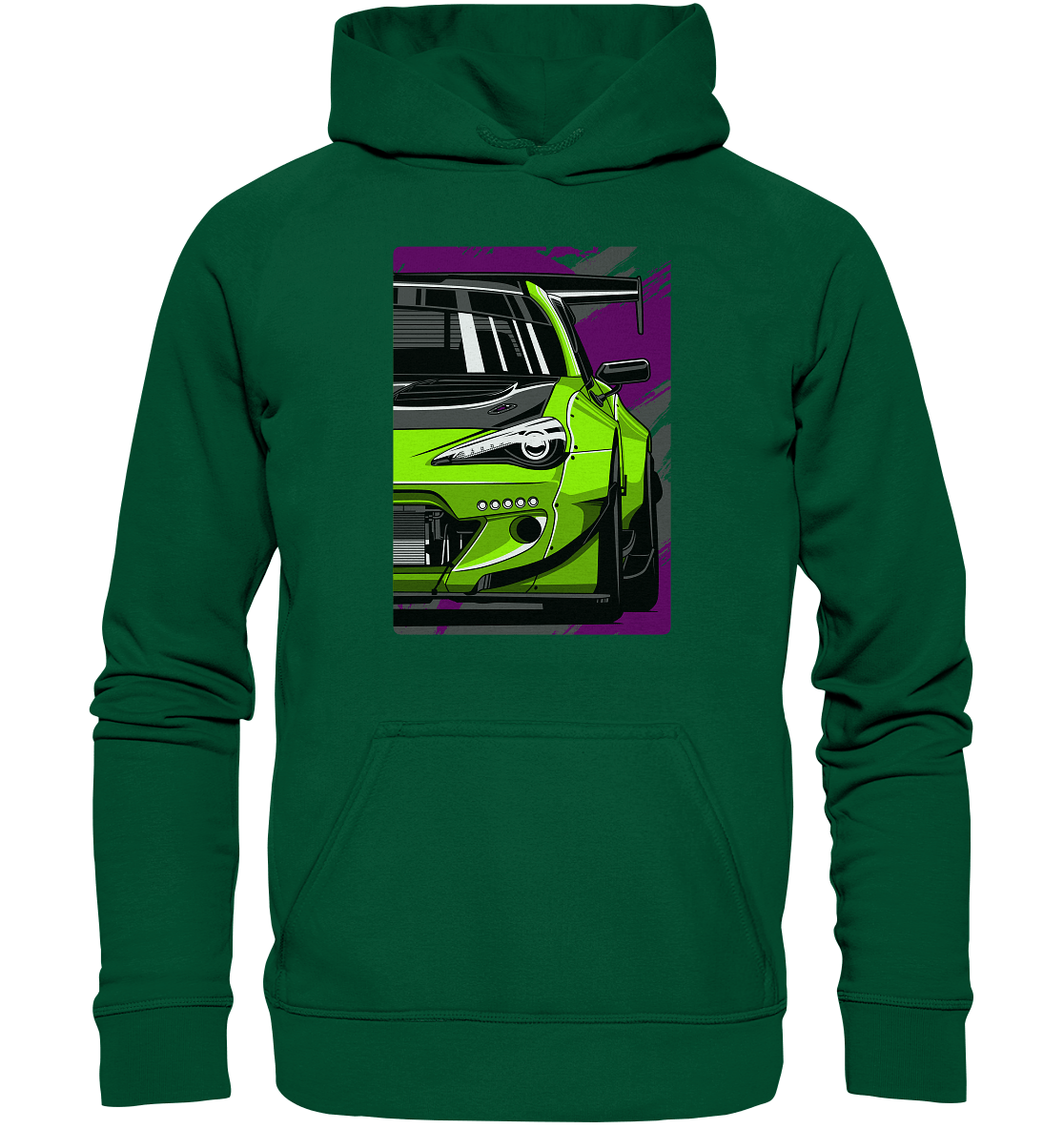 Widebody Toyota GT86 Front - Basic Unisex Hoodie - MotoMerch.de