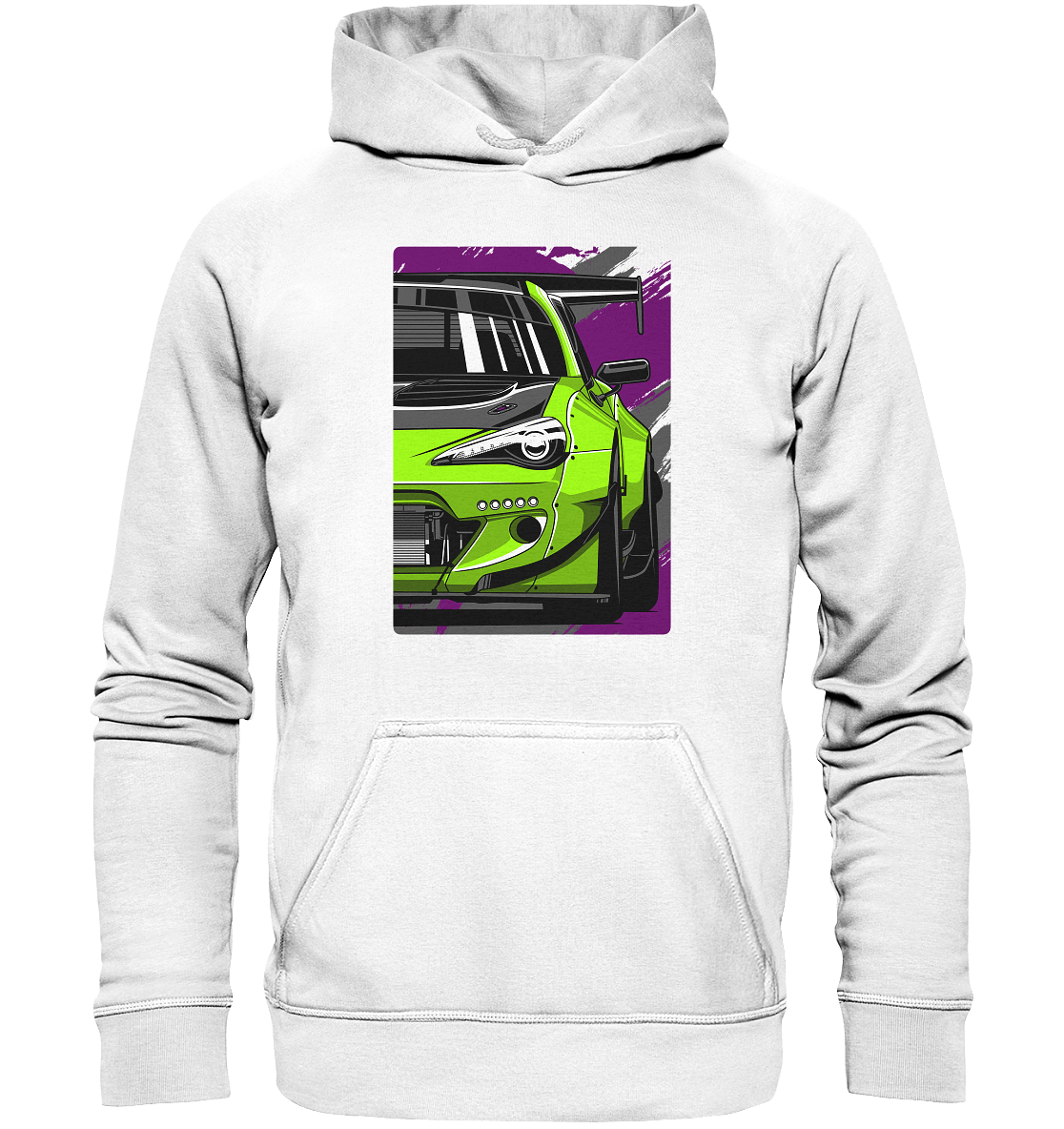 Widebody Toyota GT86 Front - Basic Unisex Hoodie - MotoMerch.de