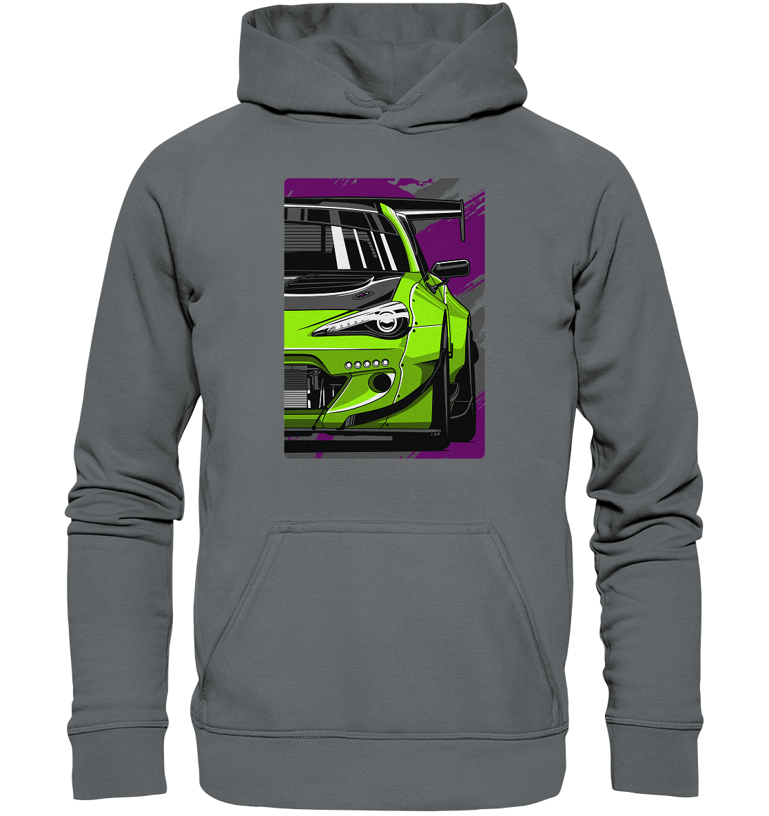 Widebody Toyota GT86 Front - Basic Unisex Hoodie - MotoMerch.de