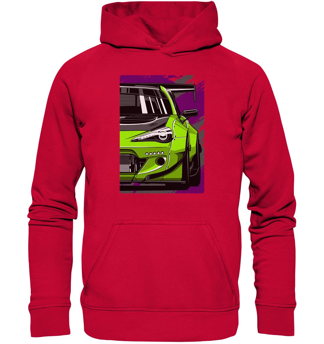Widebody Toyota GT86 Front - Basic Unisex Hoodie - MotoMerch.de