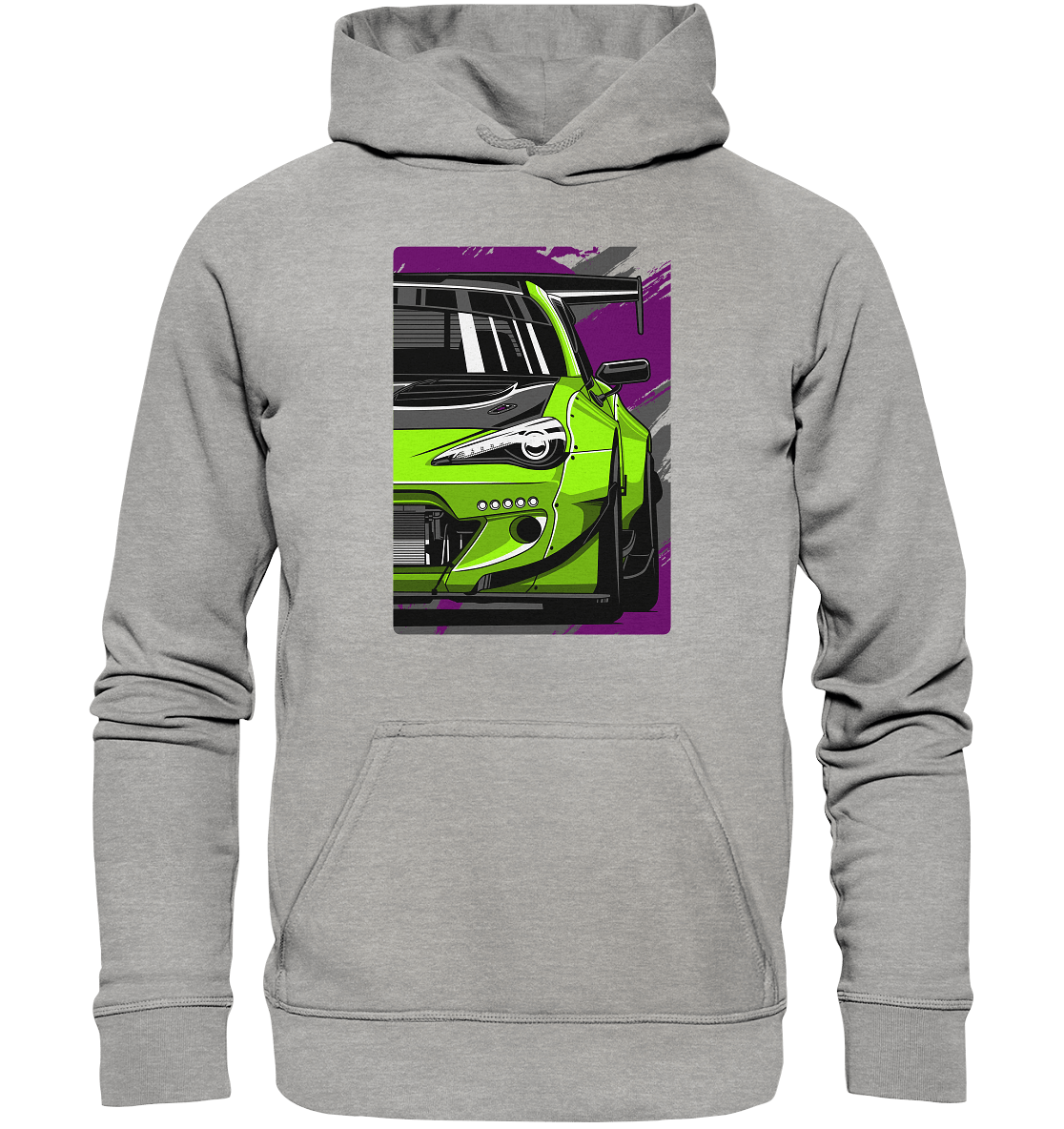 Widebody Toyota GT86 Front - Basic Unisex Hoodie - MotoMerch.de