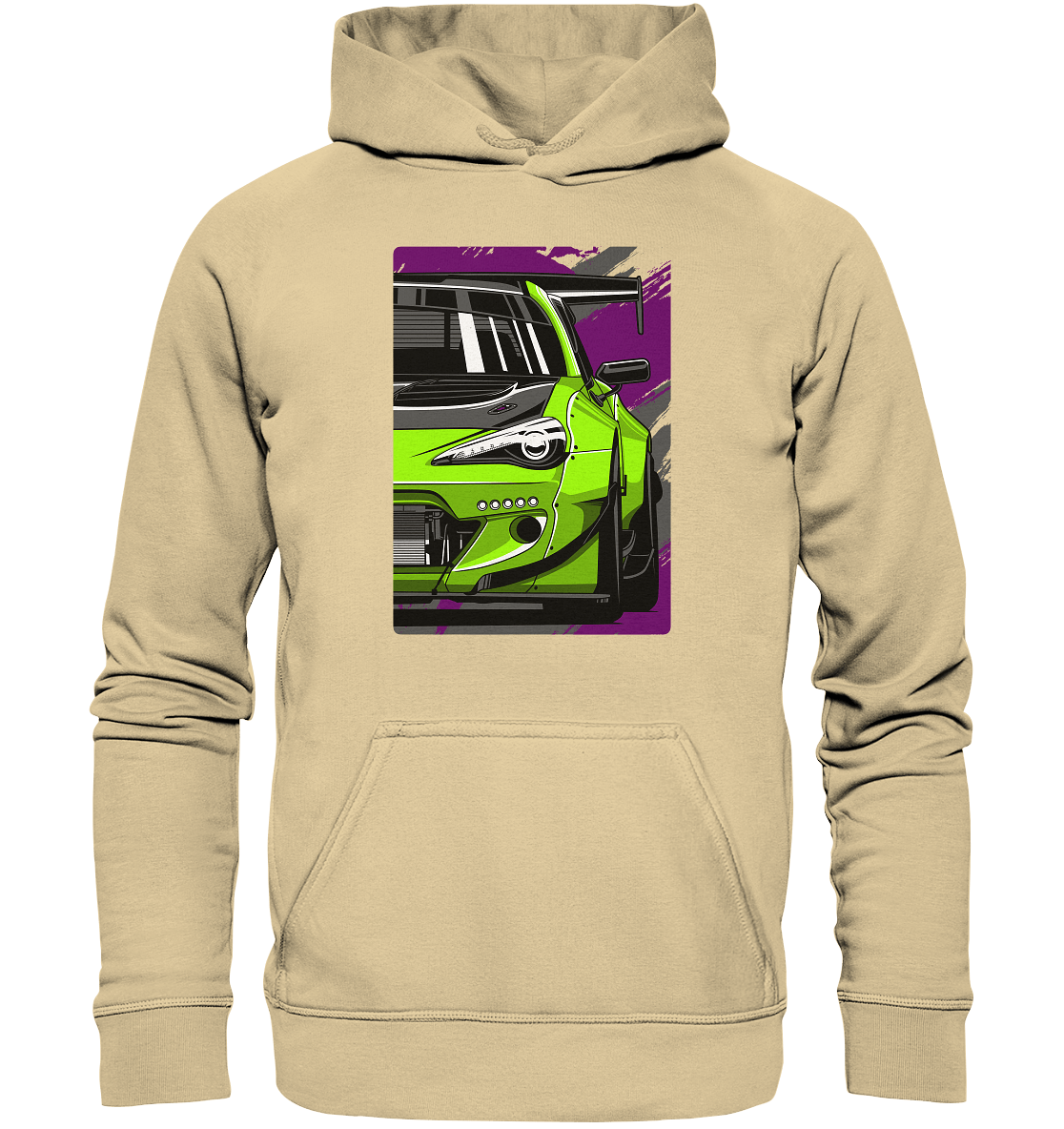 Widebody Toyota GT86 Front - Basic Unisex Hoodie - MotoMerch.de
