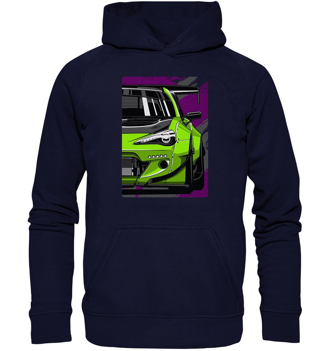 Widebody Toyota GT86 Front - Basic Unisex Hoodie - MotoMerch.de