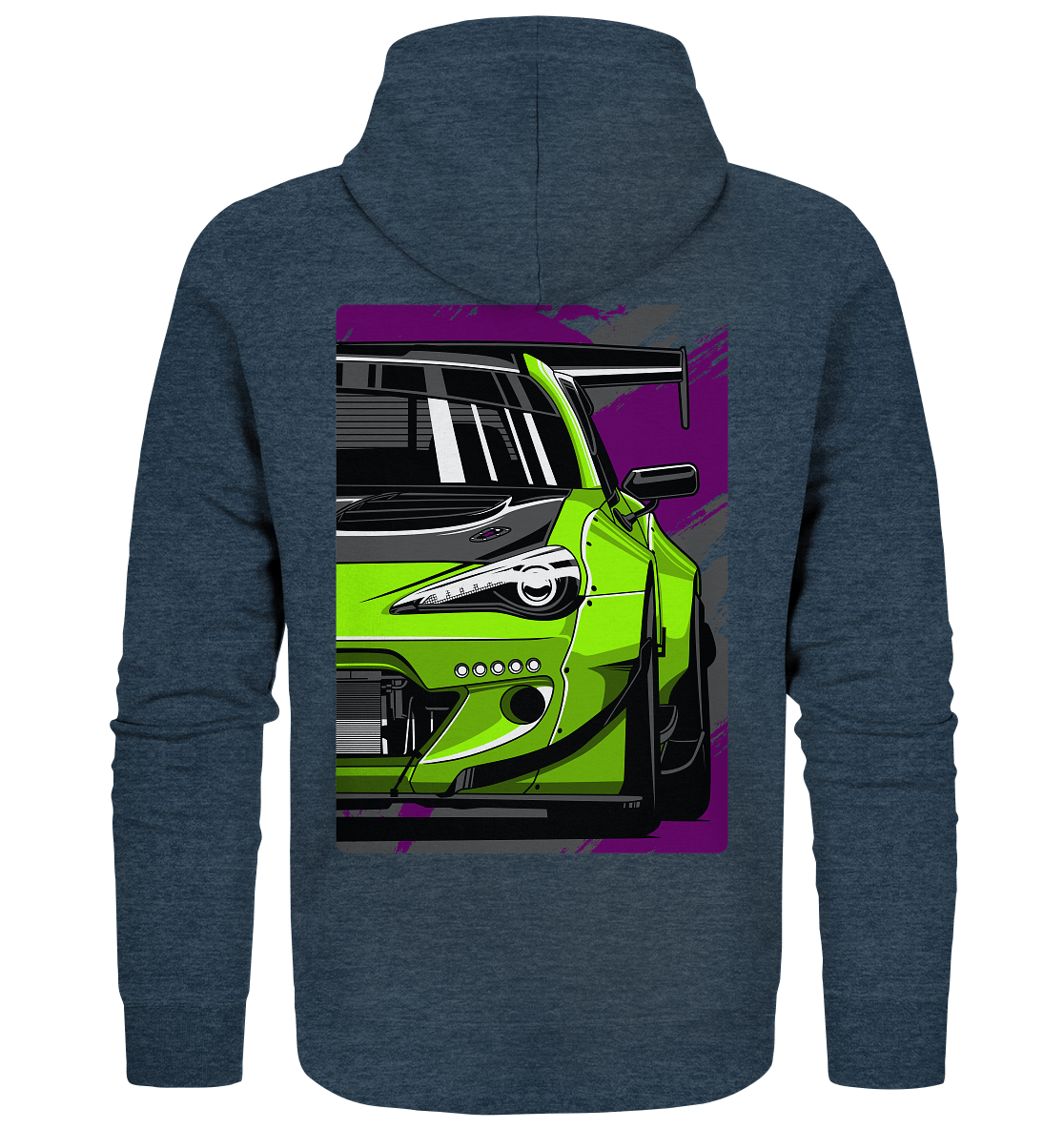 Widebody Toyota GT86 Front - Organic Zipper - MotoMerch.de