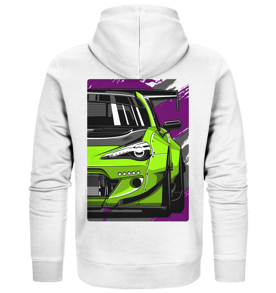 Widebody Toyota GT86 Front - Organic Zipper - MotoMerch.de