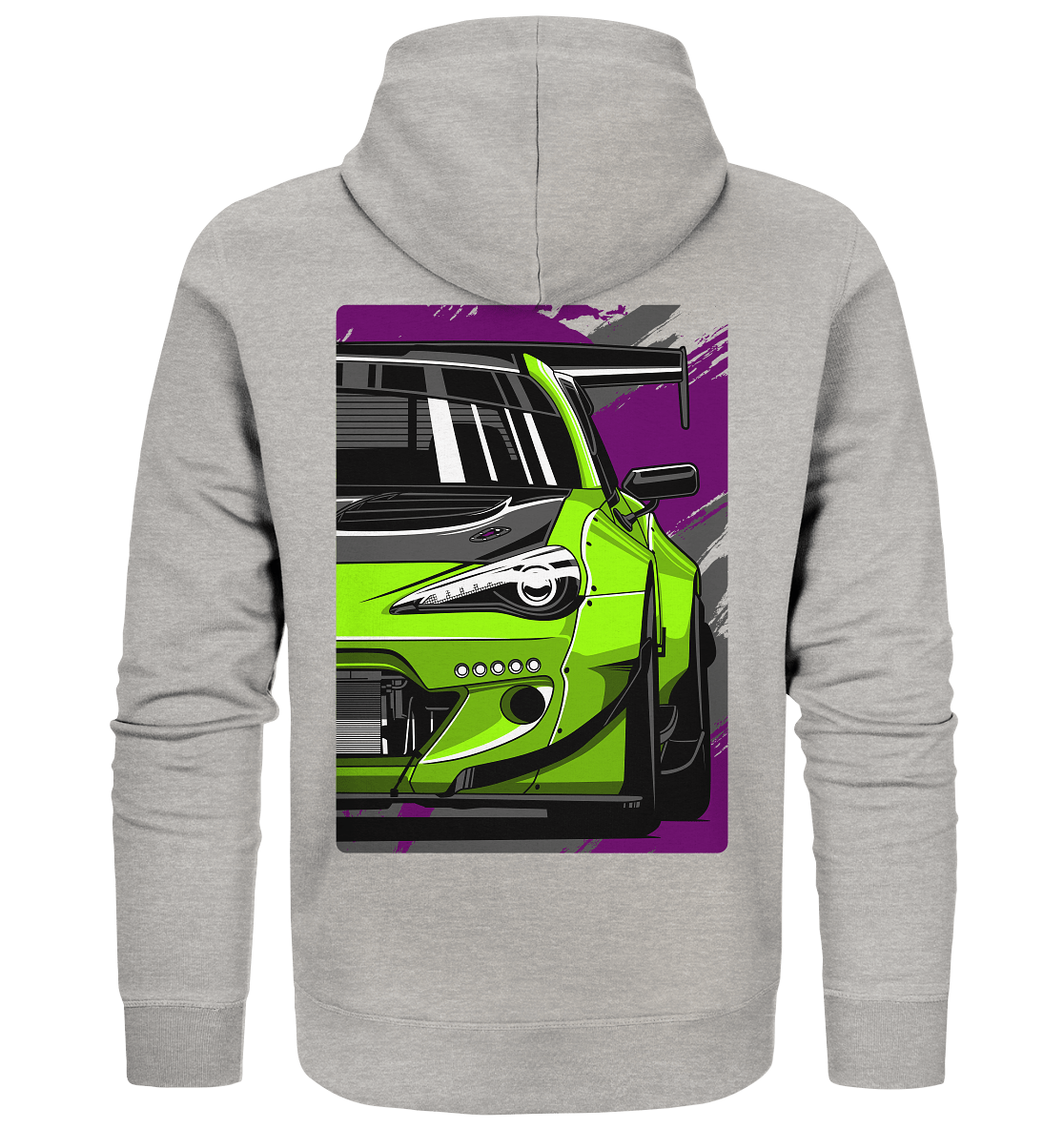 Widebody Toyota GT86 Front - Organic Zipper - MotoMerch.de