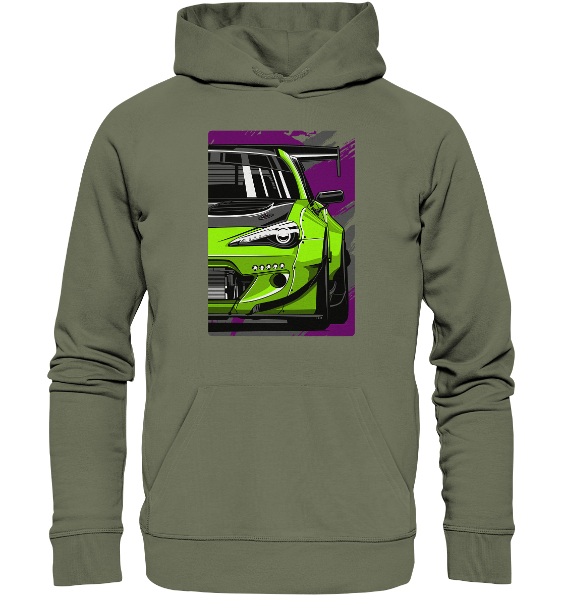 Widebody Toyota GT86 Front - Premium Unisex Hoodie - MotoMerch.de