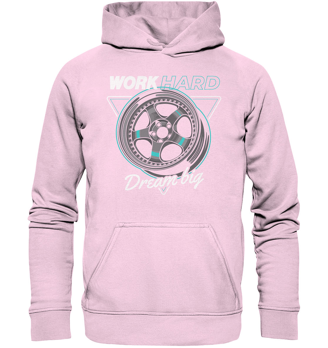 WORK hard - Basic Unisex Hoodie - MotoMerch.de