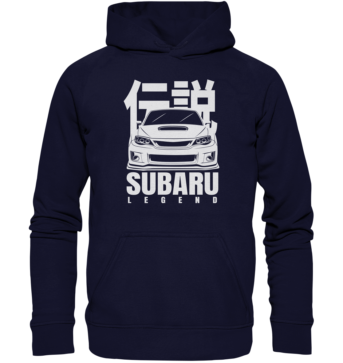 WRX STI Hatch - Front - Basic Unisex Hoodie XL - MotoMerch.de
