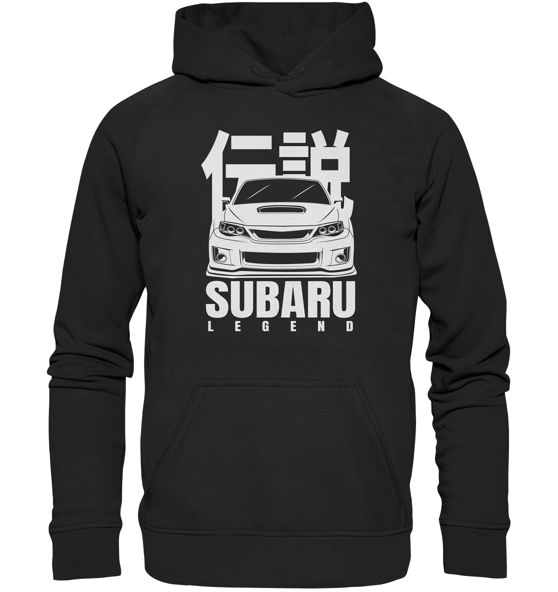 WRX STI Hatch - Front - Basic Unisex Hoodie XL - MotoMerch.de