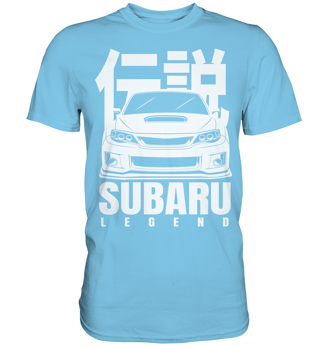 WRX STI Hatch - Front - Premium Shirt - MotoMerch.de