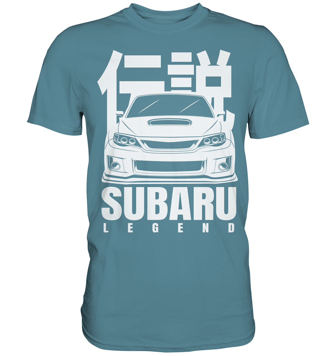 WRX STI Hatch - Front - Premium Shirt - MotoMerch.de