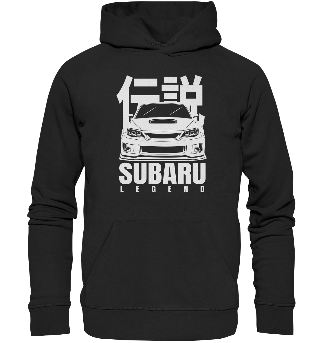 WRX STI Hatch - Front - Premium Unisex Hoodie - MotoMerch.de