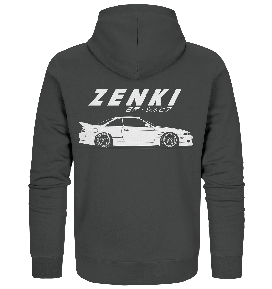Zenki Nissan Silvia S14 - Organic Zipper - MotoMerch.de