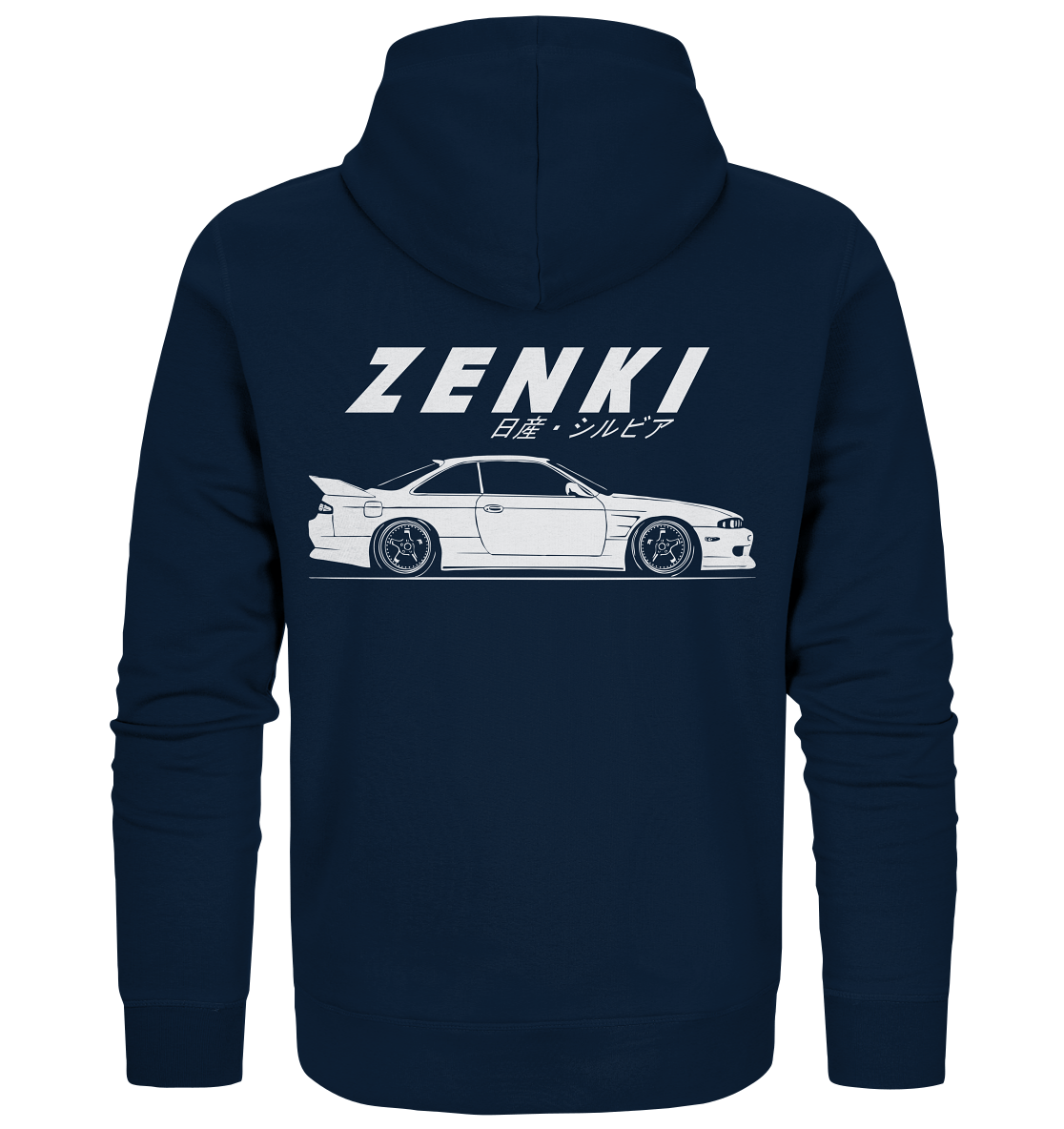 Zenki Nissan Silvia S14 - Organic Zipper - MotoMerch.de