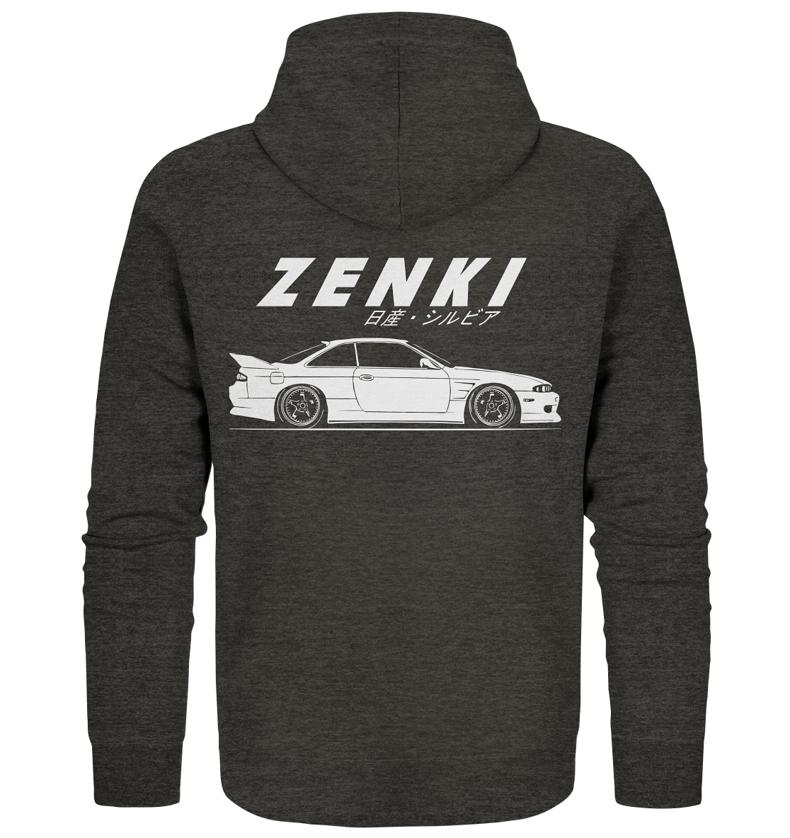 Zenki Nissan Silvia S14 - Organic Zipper - MotoMerch.de