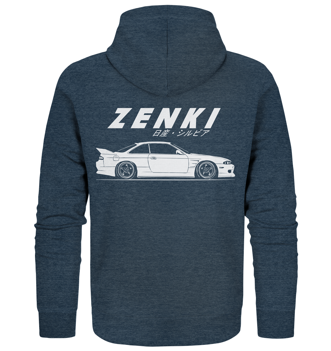 Zenki Nissan Silvia S14 - Organic Zipper - MotoMerch.de
