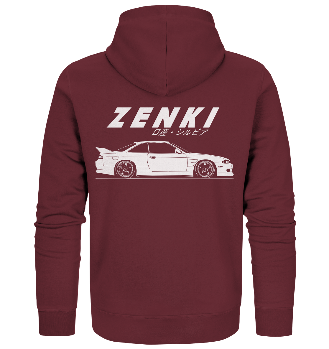 Zenki Nissan Silvia S14 - Organic Zipper - MotoMerch.de
