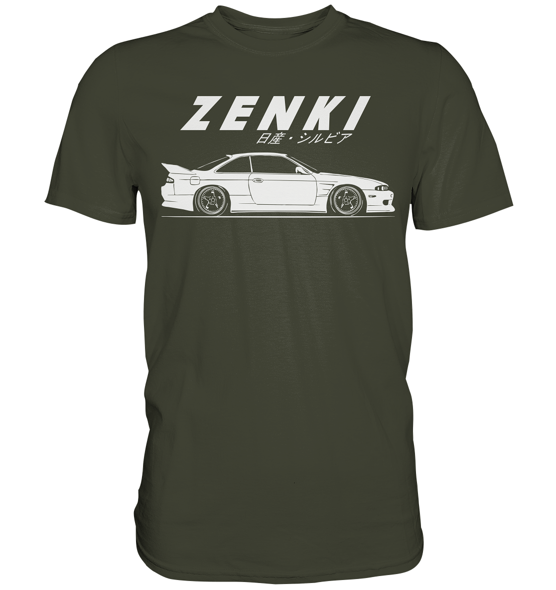 Zenki Nissan Silvia S14 - Premium Shirt - MotoMerch.de
