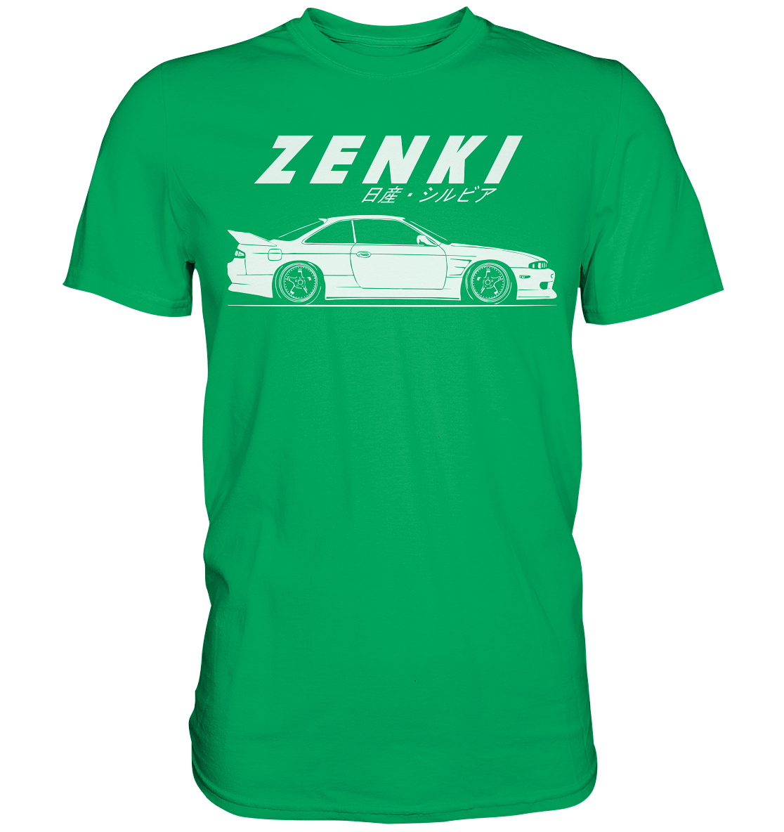 Zenki Nissan Silvia S14 - Premium Shirt - MotoMerch.de