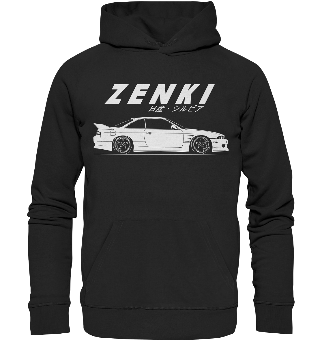 Zenki Nissan Silvia S14 - Premium Unisex Hoodie - MotoMerch.de