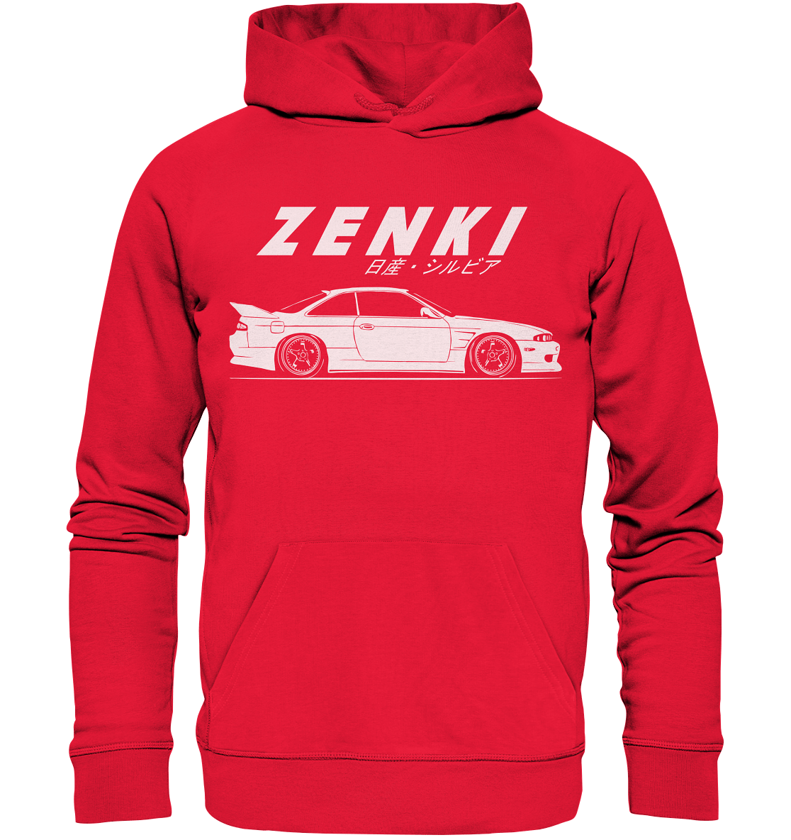 Zenki Nissan Silvia S14 - Premium Unisex Hoodie - MotoMerch.de