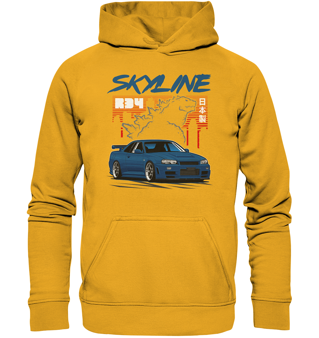 Zilla R34 GT-R - Basic Unisex Hoodie - MotoMerch.de