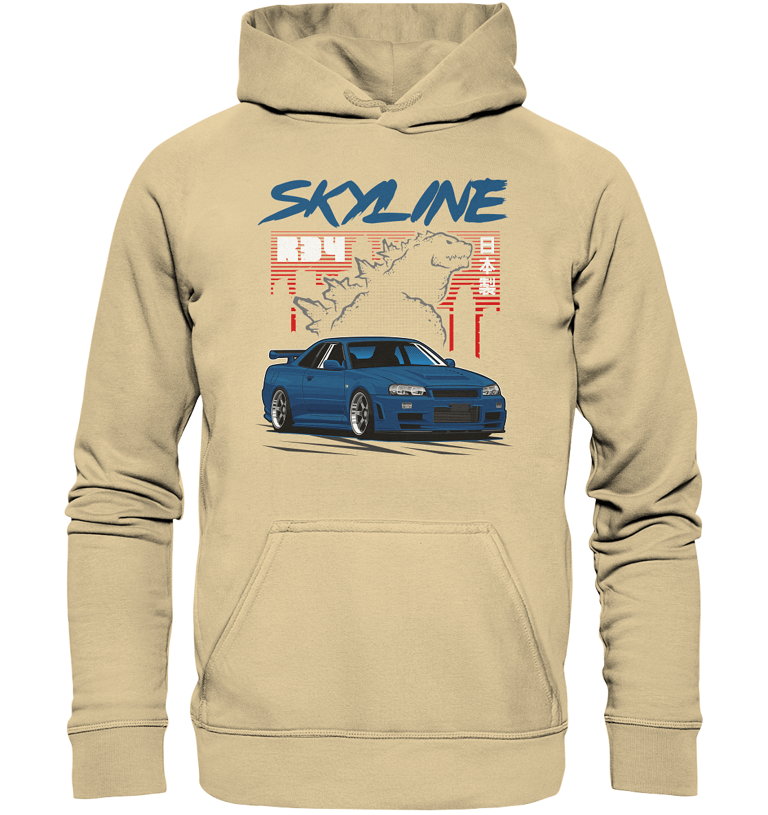 Zilla R34 GT-R - Basic Unisex Hoodie - MotoMerch.de