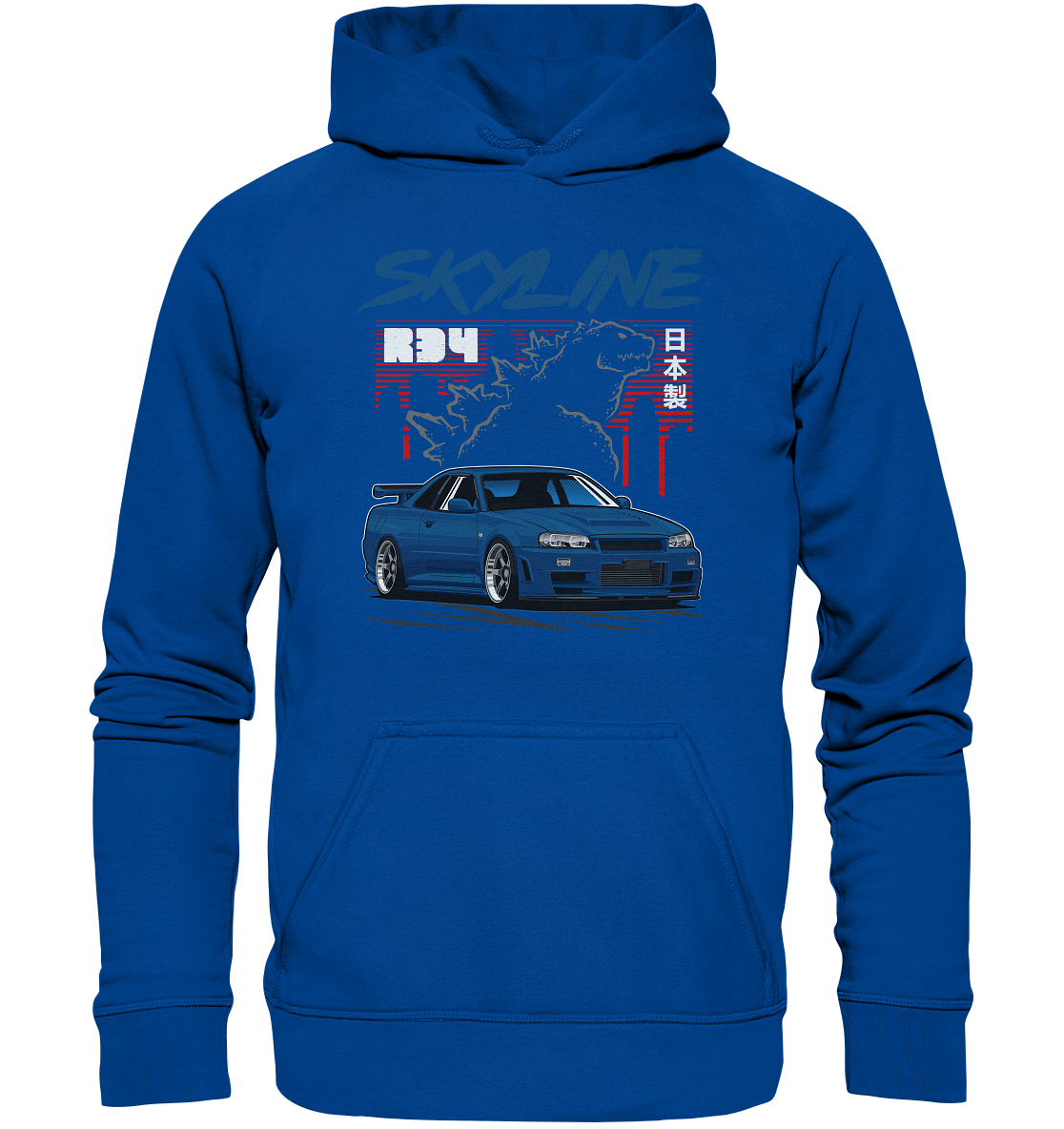 Zilla R34 GT-R - Basic Unisex Hoodie - MotoMerch.de