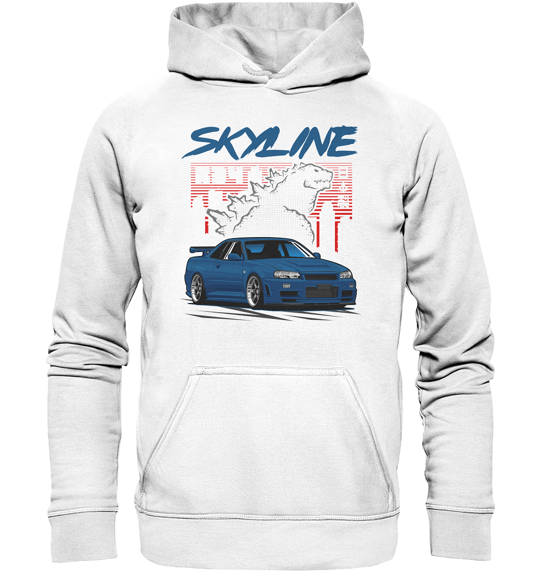 Zilla R34 GT-R - Basic Unisex Hoodie - MotoMerch.de