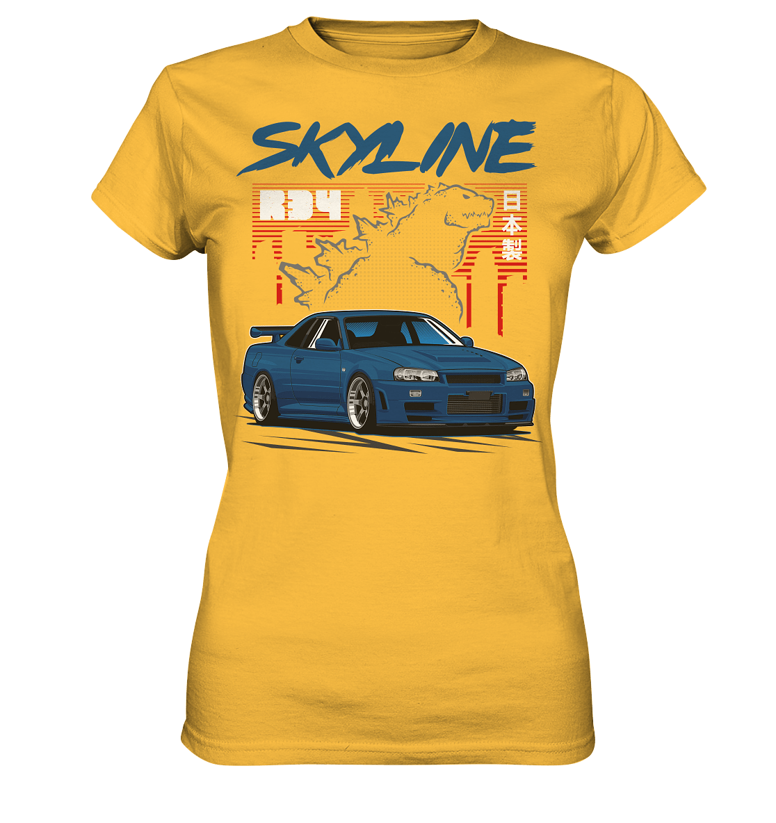 Zilla R34 GT-R - Ladies Premium Shirt - MotoMerch.de