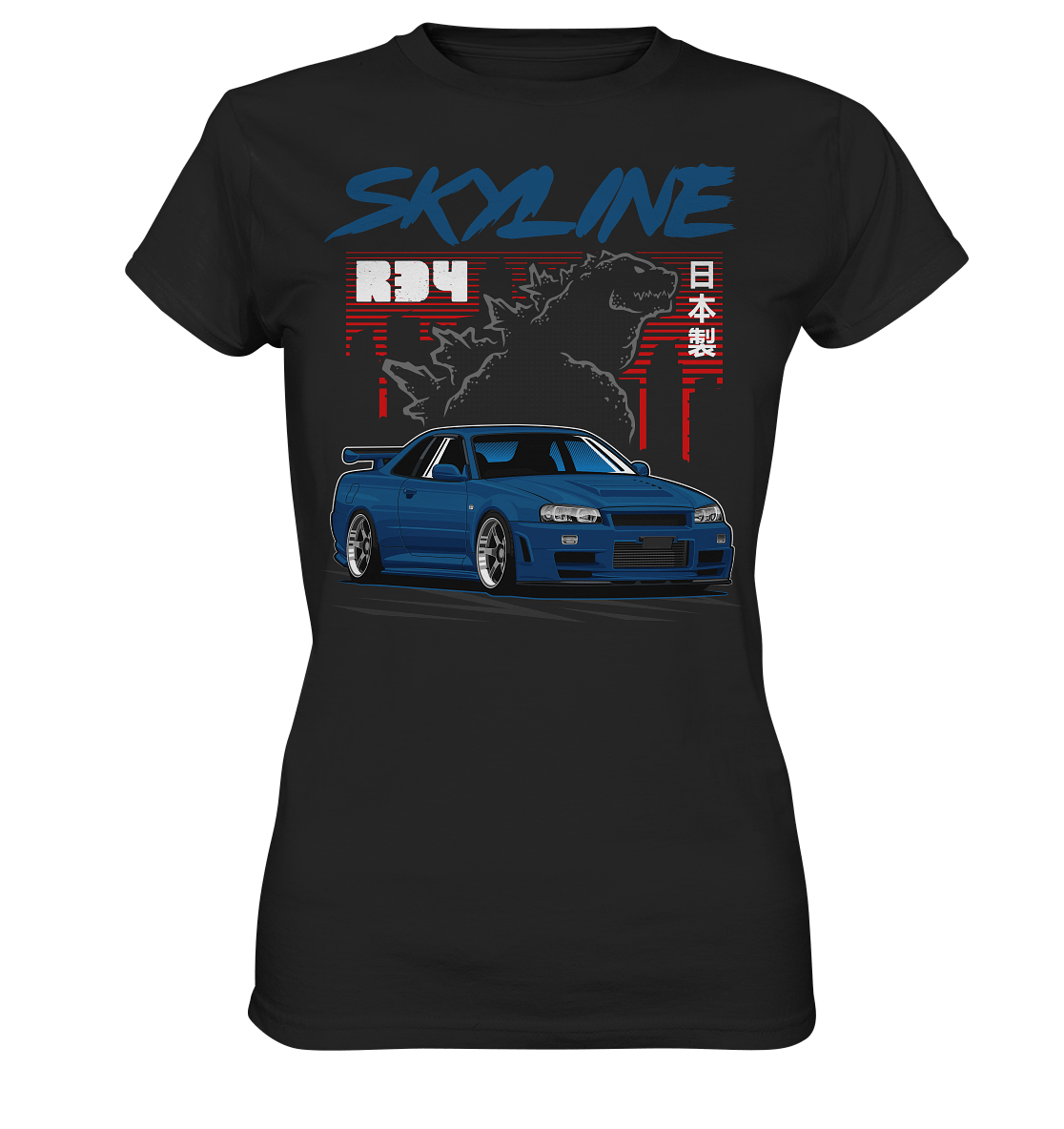 Zilla R34 GT-R - Ladies Premium Shirt - MotoMerch.de