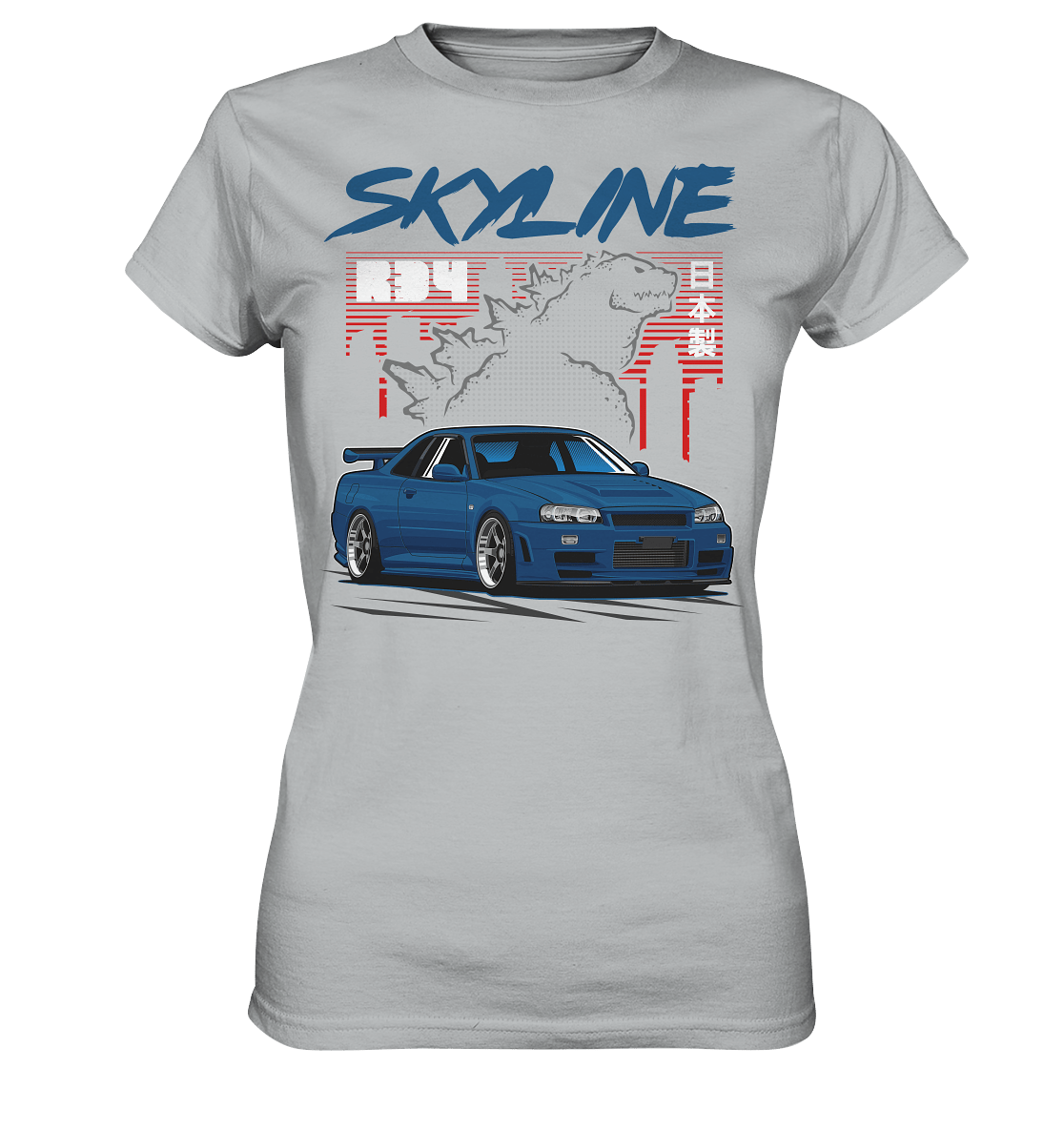 Zilla R34 GT-R - Ladies Premium Shirt - MotoMerch.de