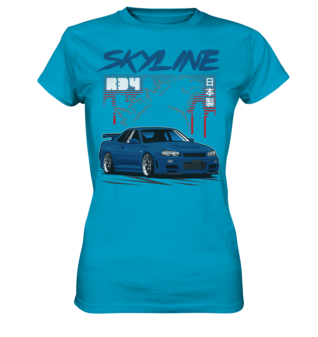 Zilla R34 GT-R - Ladies Premium Shirt - MotoMerch.de