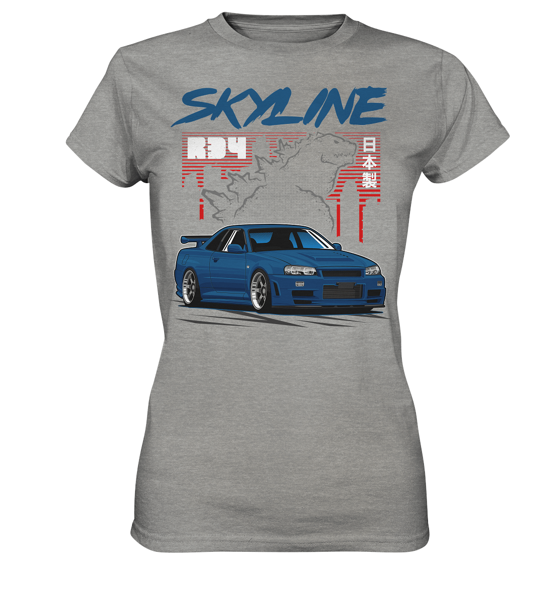 Zilla R34 GT-R - Ladies Premium Shirt - MotoMerch.de