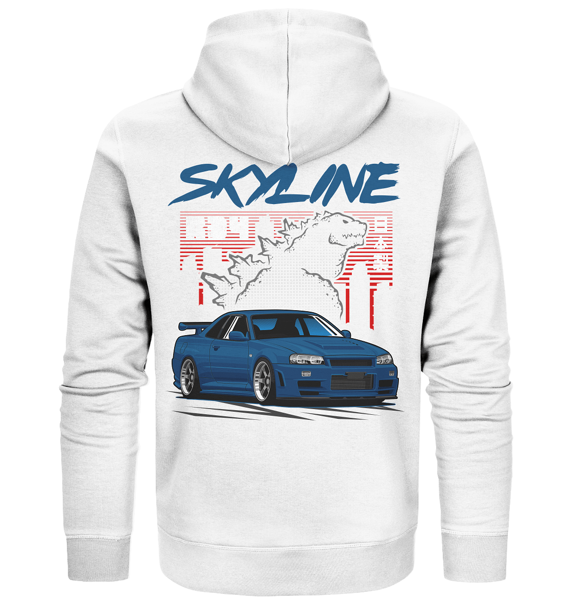 Zilla R34 GT-R - Organic Zipper - MotoMerch.de