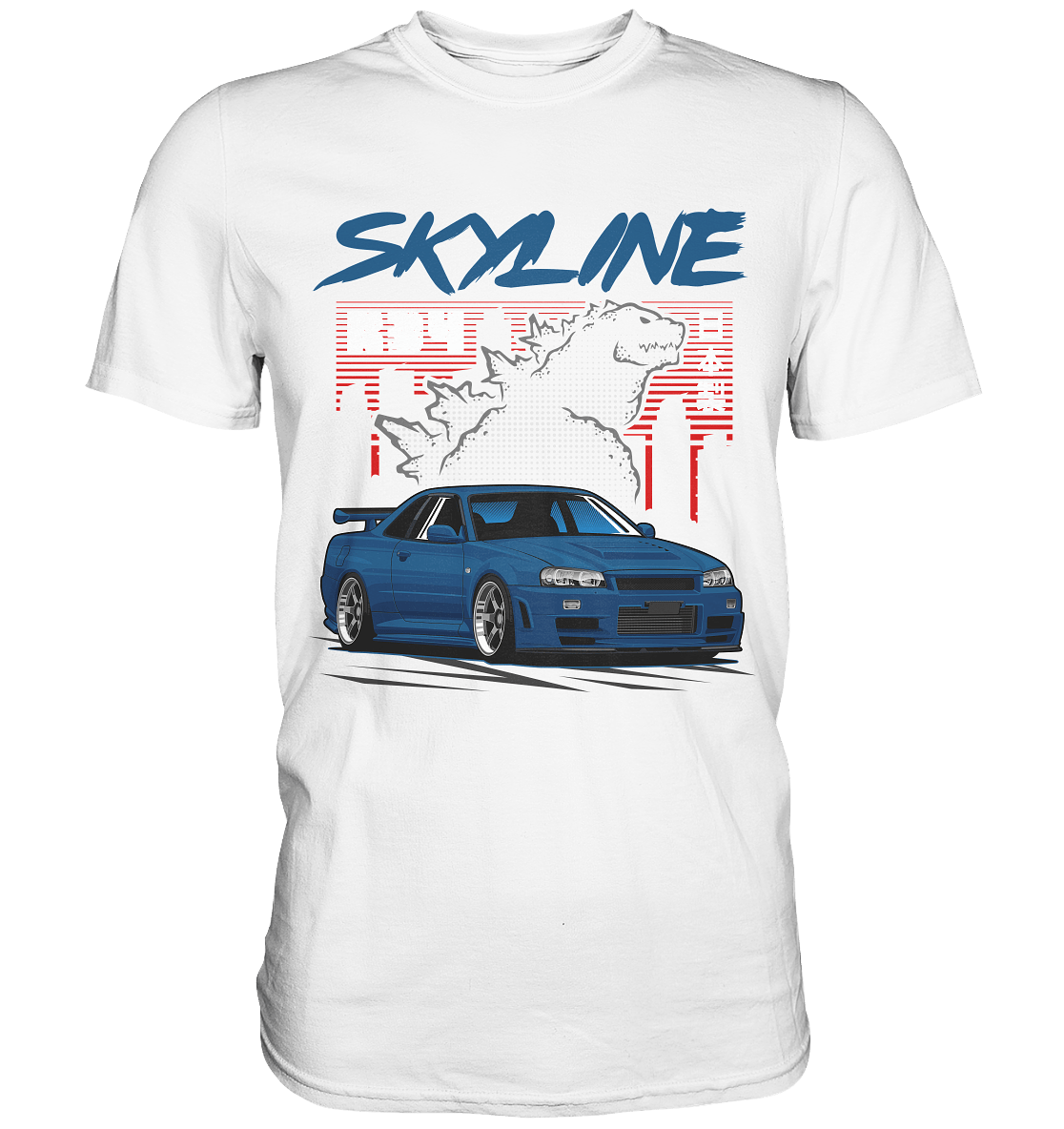 Zilla R34 GT-R - Premium Shirt - MotoMerch.de
