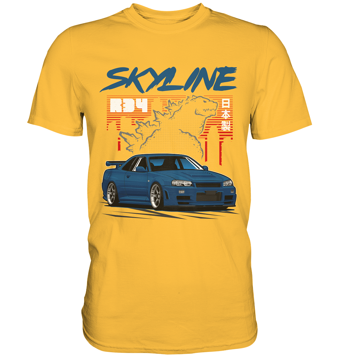 Zilla R34 GT-R - Premium Shirt - MotoMerch.de