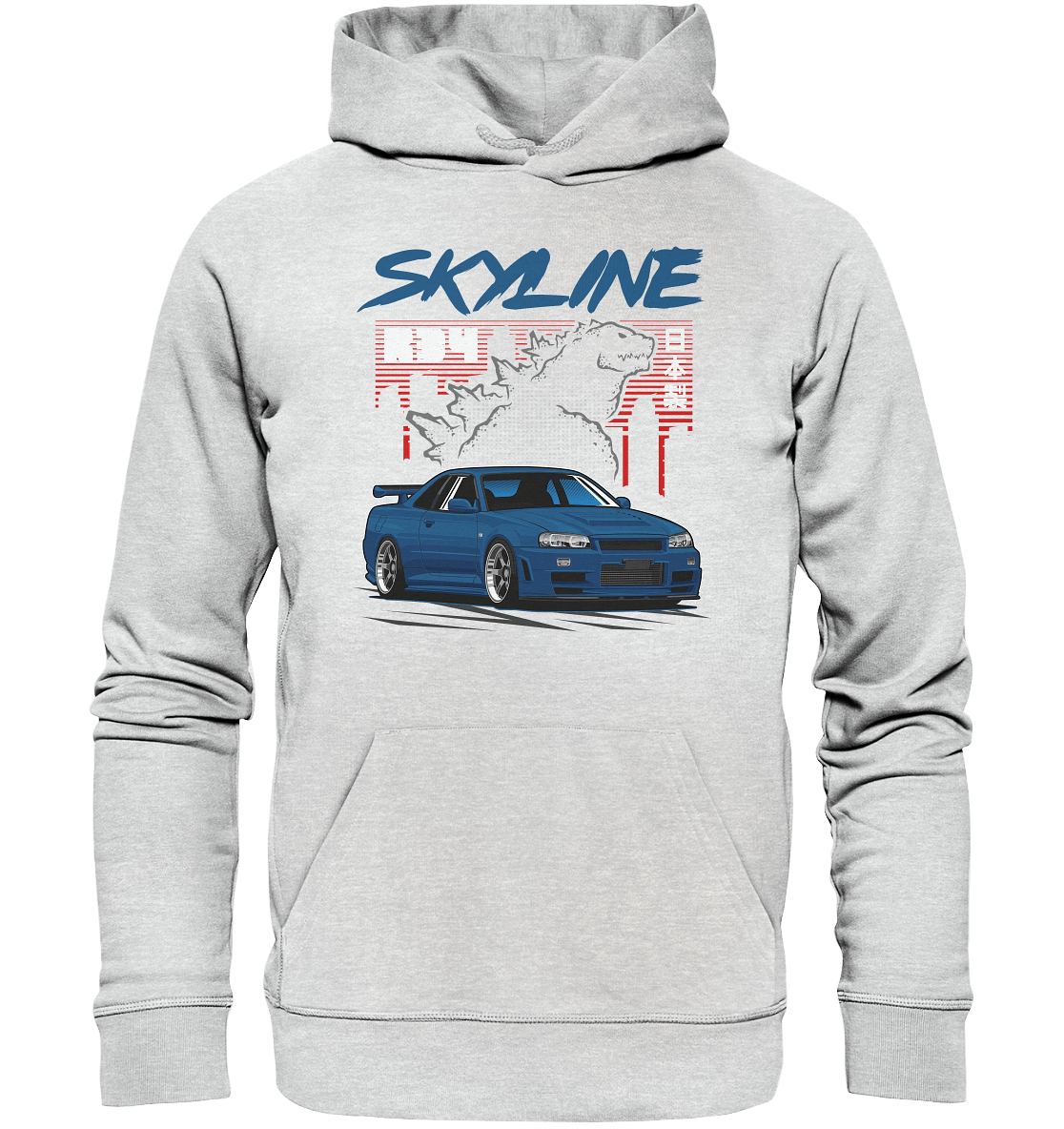 Zilla R34 GT-R - Premium Unisex Hoodie - MotoMerch.de