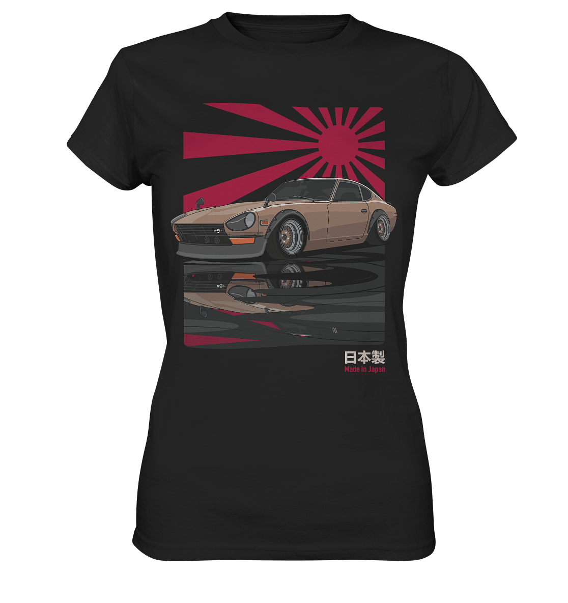 240Z Rising Sun - Ladies Premium Shirt - MotoMerch.de