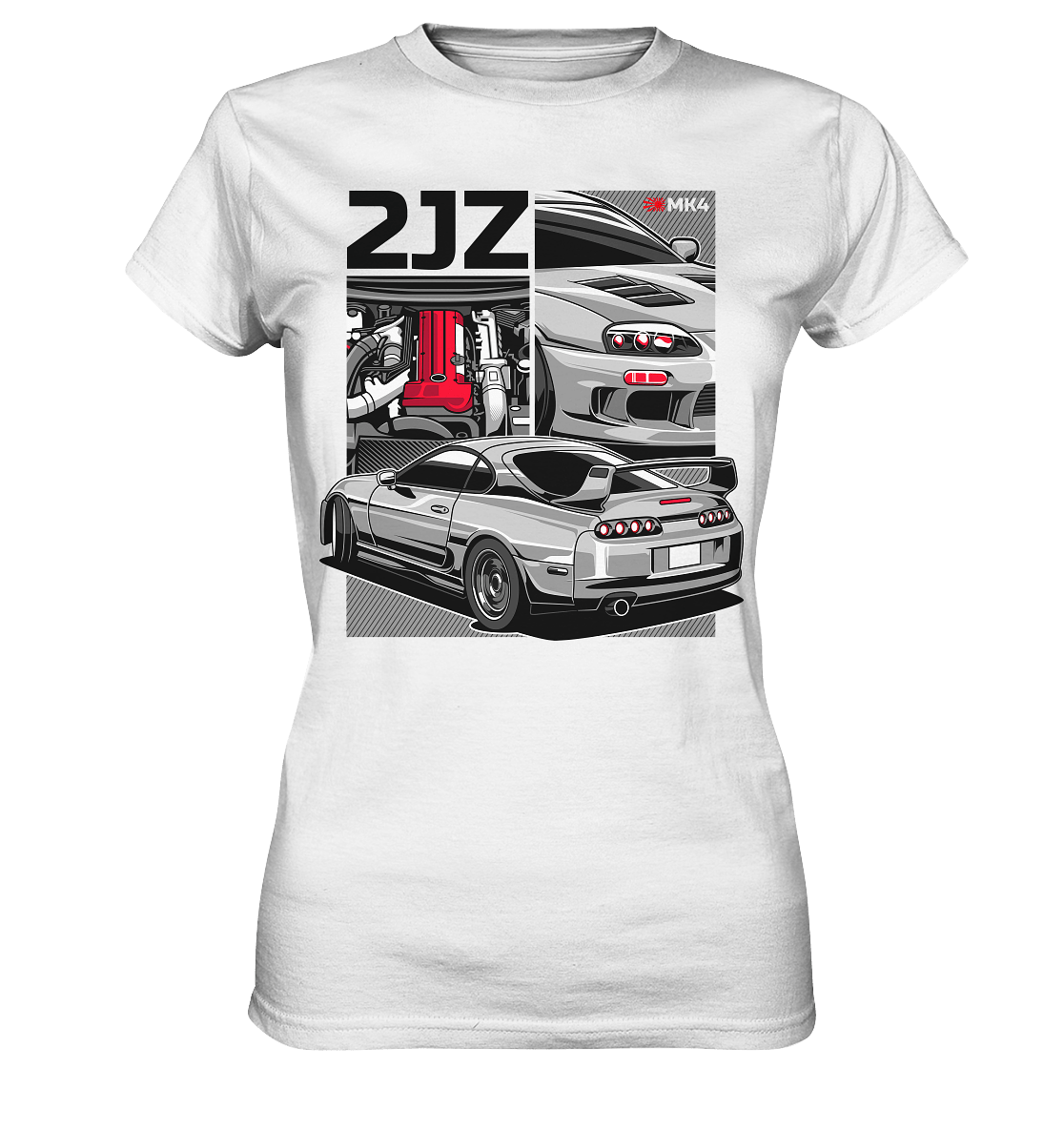 2JZ Supra - Ladies Premium Shirt - MotoMerch.de