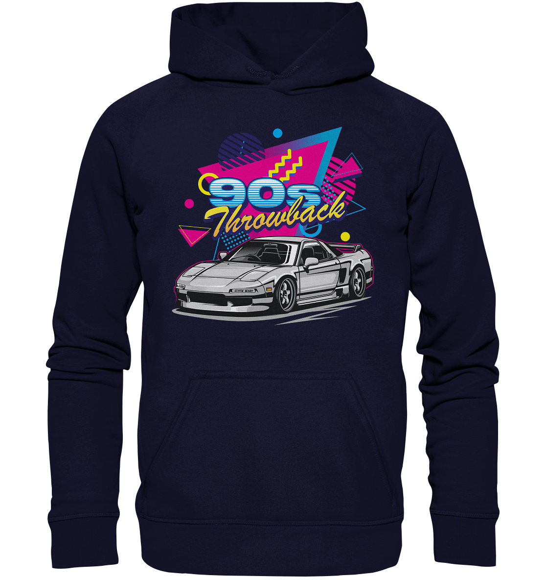 90s Throwback Honda NSX - Basic Unisex Hoodie XL - MotoMerch.de